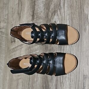 ROCKPORT BRIAH GLADIATOR WEDGE SANDALS 5M